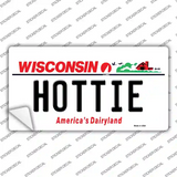 Hottie Wisconsin Novelty Sticker Decal Small