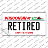 Retired Wisconsin Novelty Sticker Decal Small