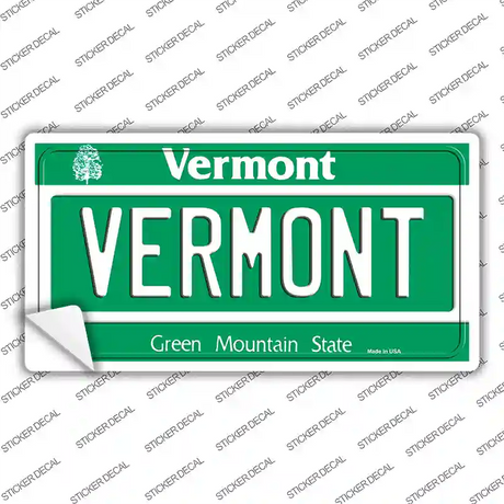 Vermont Novelty Sticker Decal Small