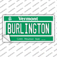 Burlington Vermont Novelty Sticker Decal Small