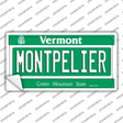 Montpelier Vermont Novelty Sticker Decal Small