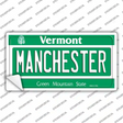 Manchester Vermont Novelty Sticker Decal Small