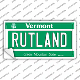 Rutland Vermont Novelty Sticker Decal Small