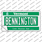 Bennington Vermont Novelty Sticker Decal Small