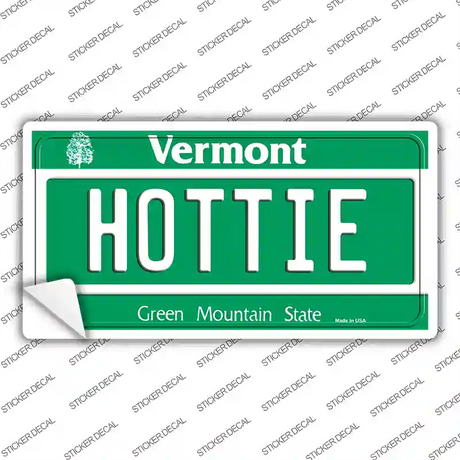 Hottie Vermont Novelty Sticker Decal Small