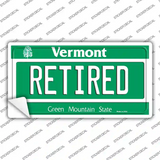 Retired Vermont Novelty Sticker Decal Small