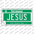 Jesus Vermont Novelty Sticker Decal Small