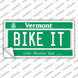 Bike It Vermont Novelty Sticker Decal Small