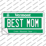 Best Mom Vermont Novelty Sticker Decal Small