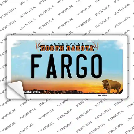 Fargo North Dakota Novelty Sticker Decal Small