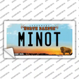 Minot North Dakota Novelty Sticker Decal Small