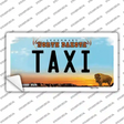 Taxi North Dakota Novelty Sticker Decal Small