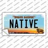 Native North Dakota Novelty Sticker Decal Small