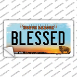 Blessed North Dakota Novelty Sticker Decal Small