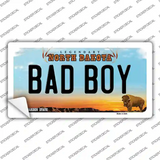 Bad Boy North Dakota Novelty Sticker Decal Small