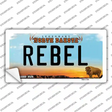 Rebel North Dakota Novelty Sticker Decal Small