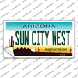 Sun City West Arizona Novelty Sticker Decal Small