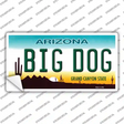 Big Dog Arizona Novelty Sticker Decal Small