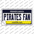 Pirates Fan Pennsylvania Novelty Sticker Decal Small