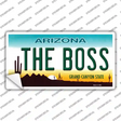 The Boss Arizona Novelty Sticker Decal Small