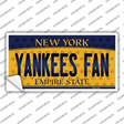 Yankees Fan New York Novelty Sticker Decal Small