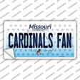 Cardinals Fan Missouri Novelty Sticker Decal Small