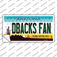 Dbacks Fan Arizona Novelty Sticker Decal Small