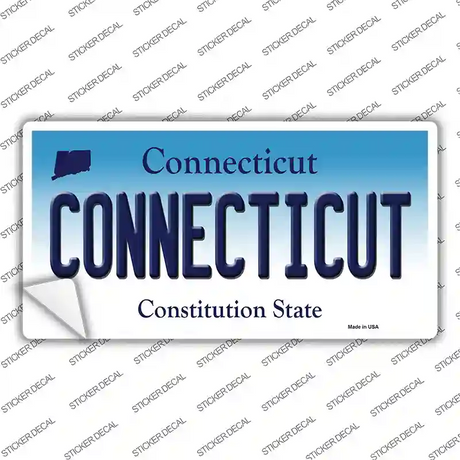 Connecticut Novelty Sticker Decal Small