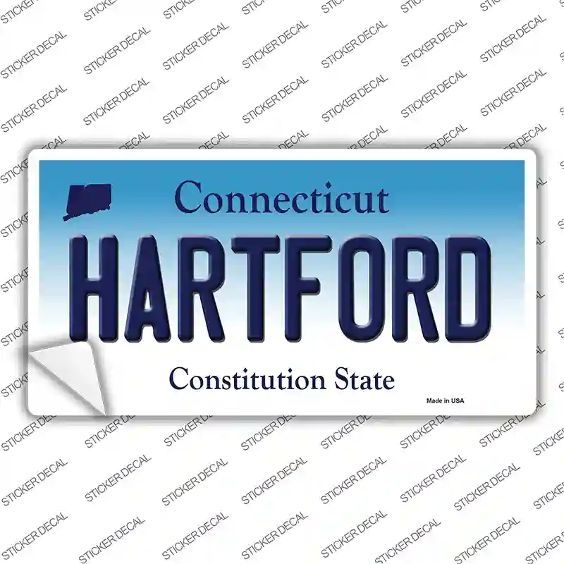 Hartford Connecticut Novelty Sticker Decal Small