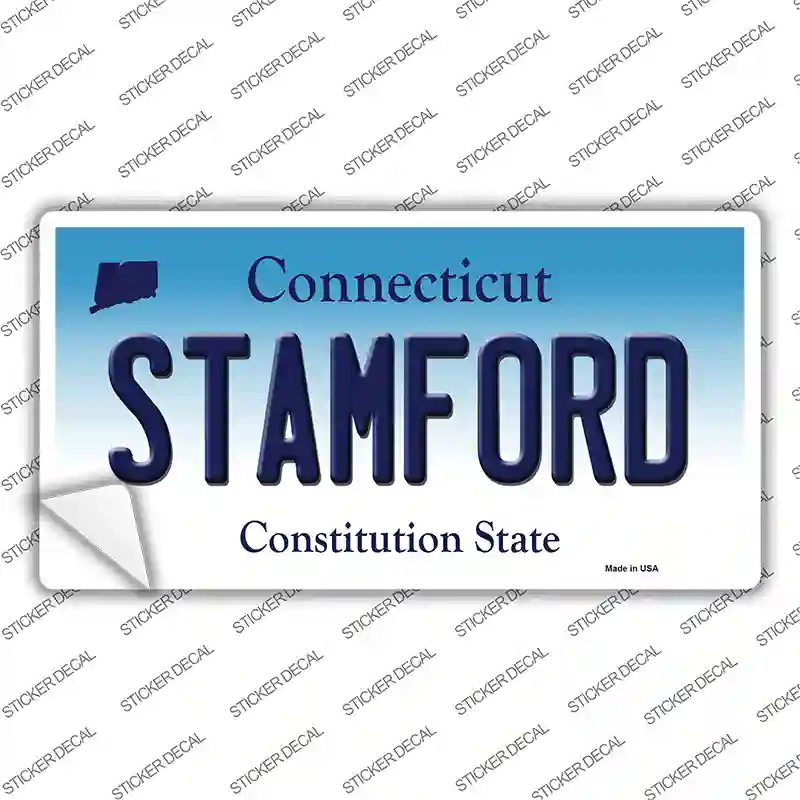 Stamford Connecticut Novelty Sticker Decal Small