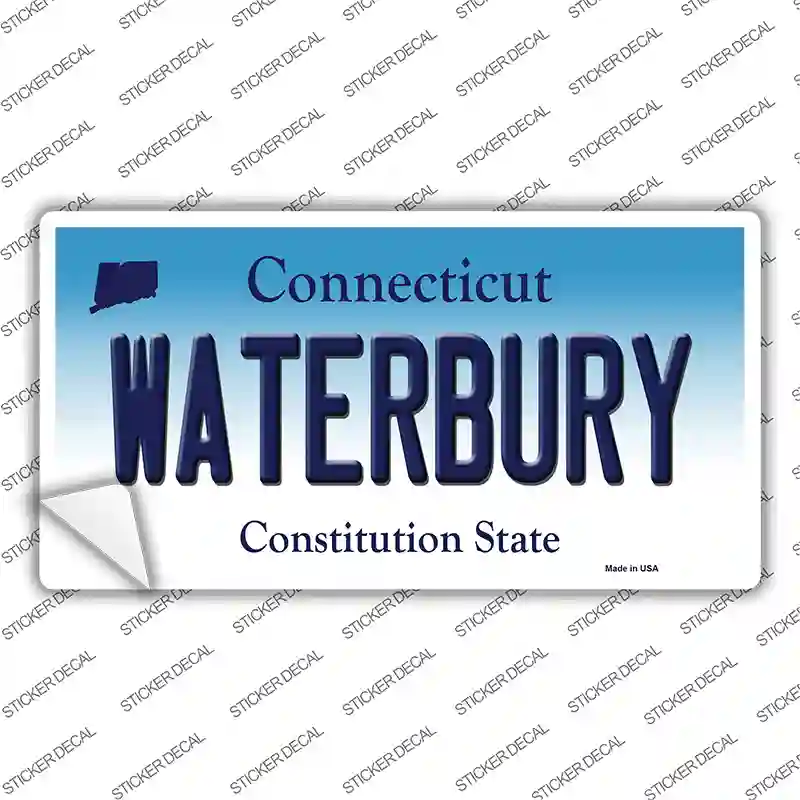 Waterbury Connecticut Novelty Sticker Decal