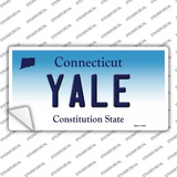 Yale Connecticut Novelty Sticker Decal Small