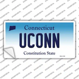 UConn Connecticut Novelty Sticker Decal Small