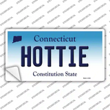 Hottie Connecticut Novelty Sticker Decal Small