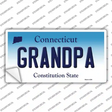 Grandpa Connecticut Novelty Sticker Decal Small