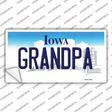 Grandpa Iowa Novelty Sticker Decal Small