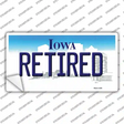 Retired Iowa Novelty Sticker Decal Small