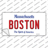 Boston Massachusetts Novelty Sticker Decal Small