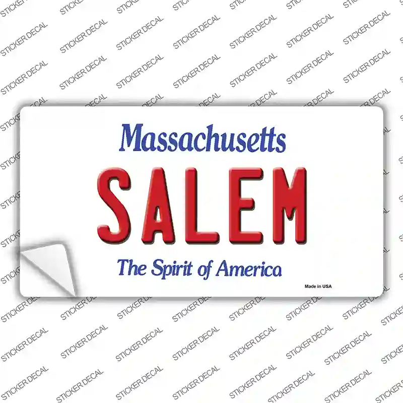 Salem Massachusetts Novelty Sticker Decal Small