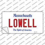 Lowell Massachusetts Novelty Sticker Decal Small