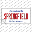 Springfield Massachusetts Novelty Sticker Decal Small