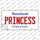 Princess Massachusetts Novelty Sticker Decal Small