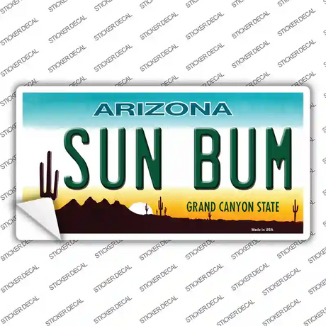 Sun Bum Arizona Novelty Sticker Decal Small