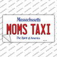 Moms Taxi Massachusetts Novelty Sticker Decal Small