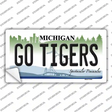 Go Tigers Michigan Novelty Sticker Decal Small