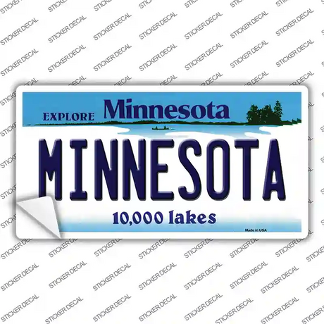 Minnesota Novelty Sticker Decal Small