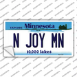 N Joy MN Minnesota Novelty Sticker Decal Small