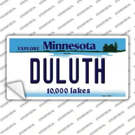 Duluth Minnesota State Novelty Sticker Decal Small