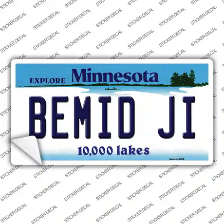 Bemid Ji Minnesota State Novelty Sticker Decal Small