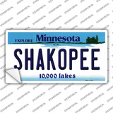 Shakopee Minnesota State Novelty Sticker Decal Small